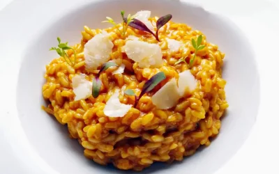 Risotto Maratelli con sobrasada y queso de Mahón